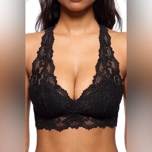 Chic Black Lace Bralette
